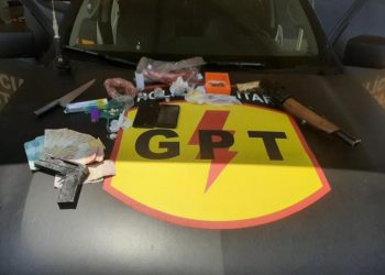 GPT DE NIQUELÂNDIA PRENDE ENVOLVIDOS COM  O TRÁFICO DE DROGAS NA VILA SÃO VICENTE