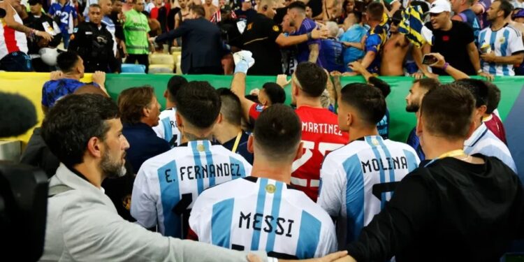 Fifa abre investigação para apurar violência antes de Brasil x Argentina