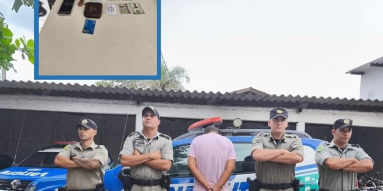 Polícia Militar de Minaçu prende suspeito de roubo horas após o crime