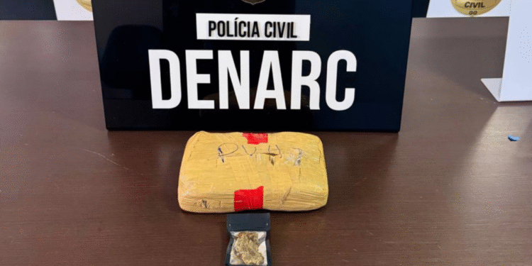 Polícia Civil de Goiás prende empresário em flagrante por tráfico de drogas em Goiânia
